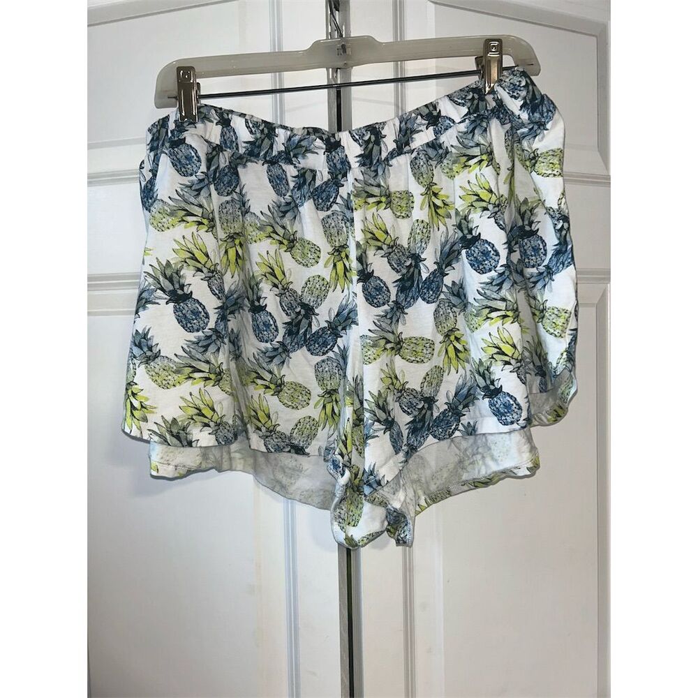 Cacique Women's Plus Size 18/20 Pajama Set Pineapple Graphic Print Blue - Picture 6 of 7